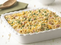 Photo de la Recette: Macaroni au Fromage Cheddar et au Jambon Gratiné