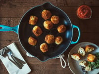 Photo de la Recette: Macaroni au Fromage et au Brie en Bouchées