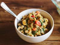 Photo de la Recette: Macaroni au Fromage et aux Épinards