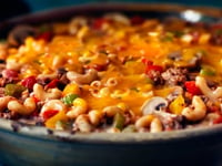 Photo de la Recette: Macaroni au Fromage et Bœuf en Casserole