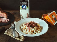 Photo de la Recette: Macaroni au Fromage et Smoked Meat