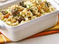 Photo de la Recette: Macaroni au Fromage Fumé et au Chou-Fleur