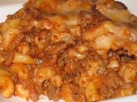 Photo de la Recette: Macaroni Crémeux aux 2 Viandes