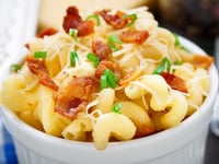 Photo de la Recette: Macaroni et Fromage Cuit avec du Bacon