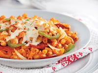 Photo de la Recette: Macaroni Style Pizza