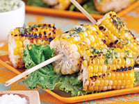Photo de la Recette: Maïs Grillés sur Brochettes