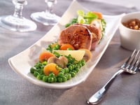 Photo de la Recette: Médaillon de Veau au Miel Printanière à la Menthe