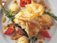 Photo de la Recette: Médaillons Surprises de Veau de Grain du Québec au Brie Double Crème