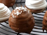 Photo de la Recette: Meringues Crues au Chocolat