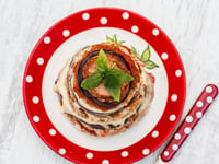 Photo de la Recette: Mille-feuille au Poivron Aubergine et Parmesan