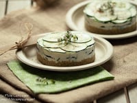 Photo de la Recette: MILLE FEUILLE DE QUINOA, FAISSELLE ET COURGETTE