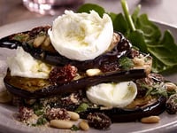 Photo de la Recette: Mille-feuilles D'aubergines Étagées au Fromage Mozzarina di Bufala