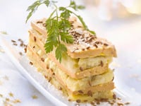 Photo de la Recette: Millefeuilles de Foie Gras à L’artichaut