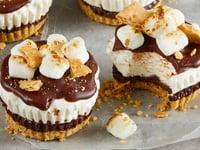 Photo de la Recette: Mini-gâteaux au Fromage Façon S’mores sans Cuisson