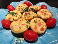 Photo de la Recette: Mini Omelettes aux Légumes