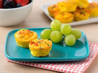 Photo de la Recette: Minifrittatas au Jambon et au Cheddar