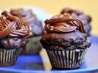 Photo de la Recette: Minis Cupcakes au Chocolat