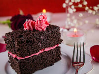 Photo de la Recette: Moelleux au Chocolat et à la Rose