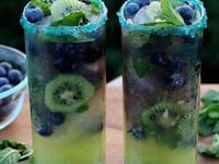 Photo de la Recette: Mojito aux Bleuets