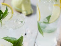 Photo de la Recette: Mojito Citron et au Basilic de Monsieur Cocktail