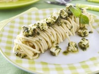 Photo de la Recette: Mon Pesto Kiri® et ses Spaghettis