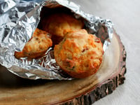 Photo de la Recette: Muffins au Bacon et au Cheddar