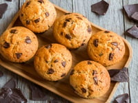 Photo de la Recette: Muffins au Beurre D'arachide et aux Grains de Chocolat