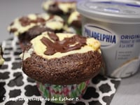 Photo de la Recette: Muffins au Chocolat et Fromage à la Crème