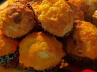 Photo de la Recette: Muffins au Fromage Cheddar Matins Ensoleillés