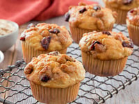 Photo de la Recette: Muffins au Gruau et aux Bananes