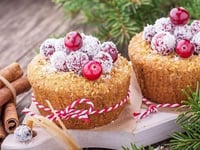 Photo de la Recette: Muffins au Sucre de Canne et aux Cranberries