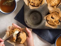 Photo de la Recette: Muffins aux Bananes, Dattes et Noix de Grenoble