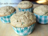 Photo de la Recette: MUFFINS AUX BANANES ET COURGETTES