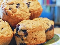 Photo de la Recette: Muffins aux Bleuets et au Citron