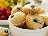 Photo de la Recette: Muffins aux Bleuets Santé et Légers