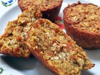 Photo de la Recette: MUFFINS AUX CAROTTES ET AVOINE