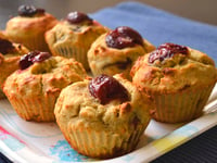 Photo de la Recette: Muffins aux Cerises