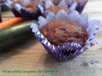 Photo de la Recette: Muffins aux Courgettes, Carottes et Chocolat