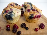 Photo de la Recette: Muffins aux Fruits Rouges