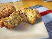 Photo de la Recette: Muffins aux Tomates Vertes & Raisins