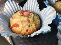 Photo de la Recette: Muffins Avoine Fraises et Cannelle