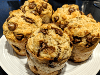 Photo de la Recette: Muffins Banane et Chocolat Santé