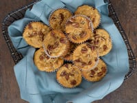 Photo de la Recette: Muffins Chauds Praliné et Crème