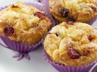 Photo de la Recette: Muffins Pommes Cranberries et Fromage