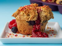 Photo de la Recette: Muffins Protéines Explosion de Fruits