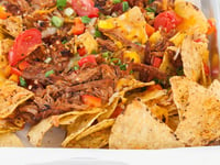 Photo de la Recette: Nachos au Porc Effiloché Coup de Circuit