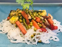 Photo de la Recette: Nouilles Chinoises, Légumes et Poulet