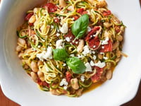 Photo de la Recette: Nouilles de Courgettes aux Tomates Cerises Rôties