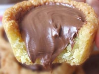 Photo de la Recette: Nutella Cookie Cups