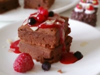 Photo de la Recette: Gâteau Hyper Léger Chocolat & Fromage Blanc (sans beurre)